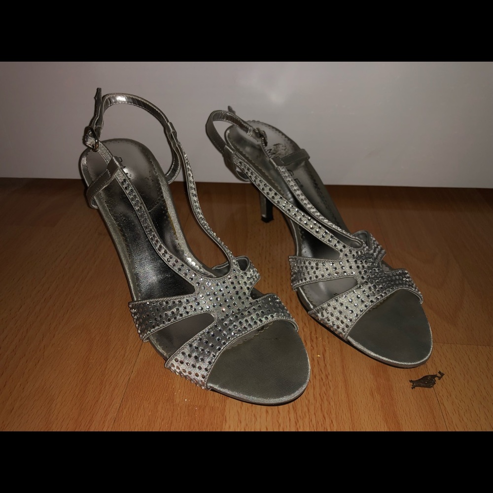 Silver Dress Heels